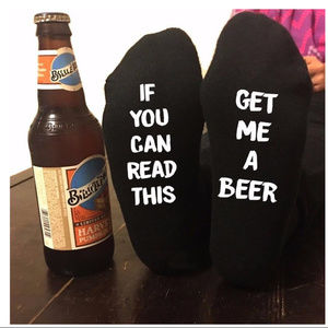 If You Can Read This Bring Me A Beer Socks